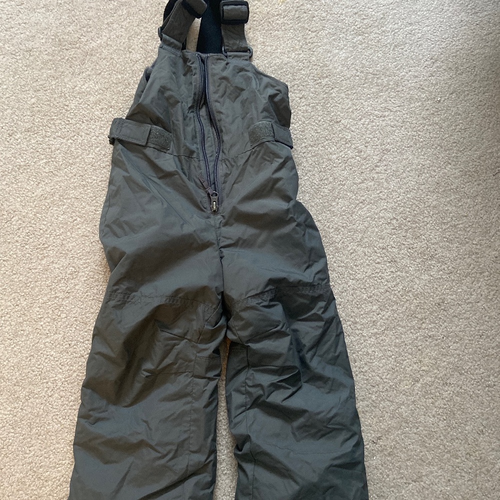 Columbia Ski Snow Pants Overall Bibs Unisex Adjustable Gray